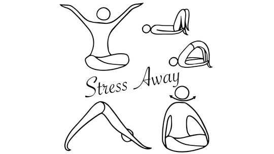 Asana Abbildung der Kundalini Yoga Kriya Stress Away